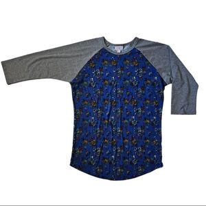 LulaRoe Randy Baseball Top Womens M Medium